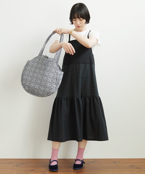 bulle de savon ピンタック daily tutu キャミワンピース bulle de savon（ビュルデサボン）の「○コットン/キュプラ ピンタック