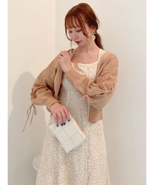dazzlin（ダズリン）の「ジュエルレースタックワンピース（ドレス