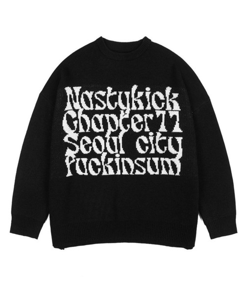 NASTY KICK(ナスティーキック)の「【UNISEX】NASTYKICK/Kinsum KNITプルオーバー 2171699(ニット/セーター・メンズ・ブラック/ブルー/ブラウン・MEDIUM)」の16枚目の写真