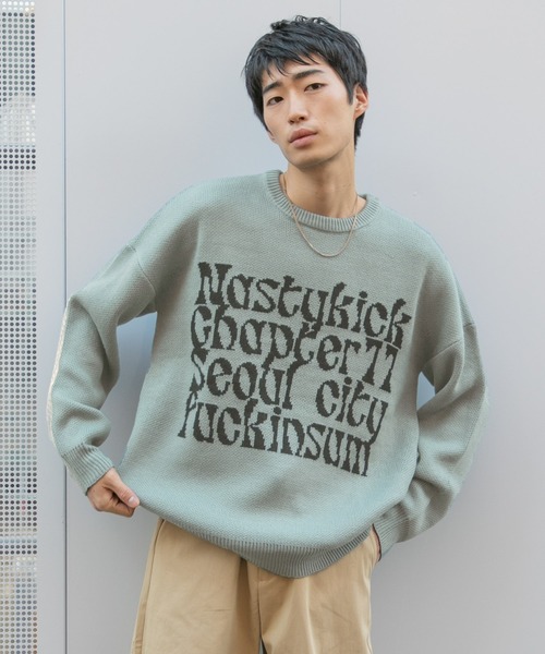 ★送料・関税込★NASTYKICK★Kinsum Knit★ニット★ UNISEX】NASTYKICK／Kinsum KNITプルオーバー 2171699（ニット