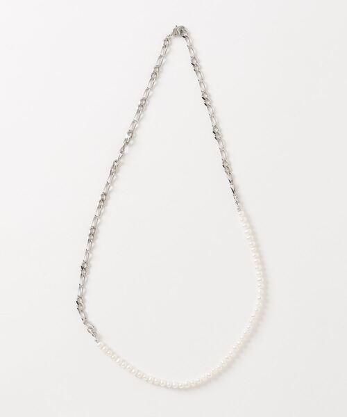 DROIT BELLO（ドロイトベロ）の「DROIT BELLO(ドロイトベロ) PEARL LONG NECKLACE/パールロング変形ネックレス（ネックレス・レディース・シルバー・F）」の3枚目の写真