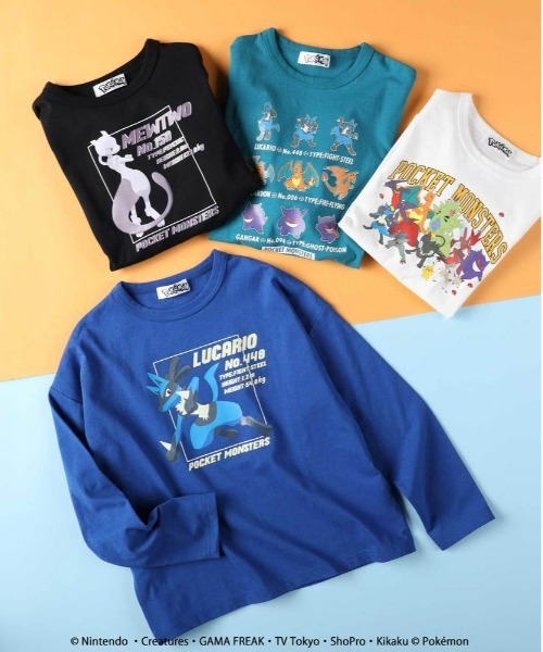 Right-on（ライトオン）の「ポケモンロンＴ（Tシャツ/カットソー・キッズ・ブラック/ホワイト/グリーン/ブルー・120/140/105/130）」の4枚目の写真