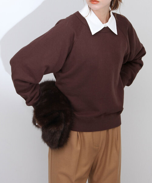 SLOBE裏毛プルオーバーS