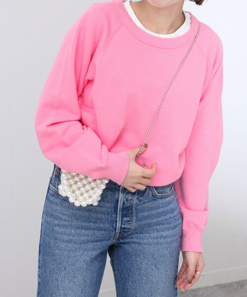 SLOBE裏毛プルオーバーS