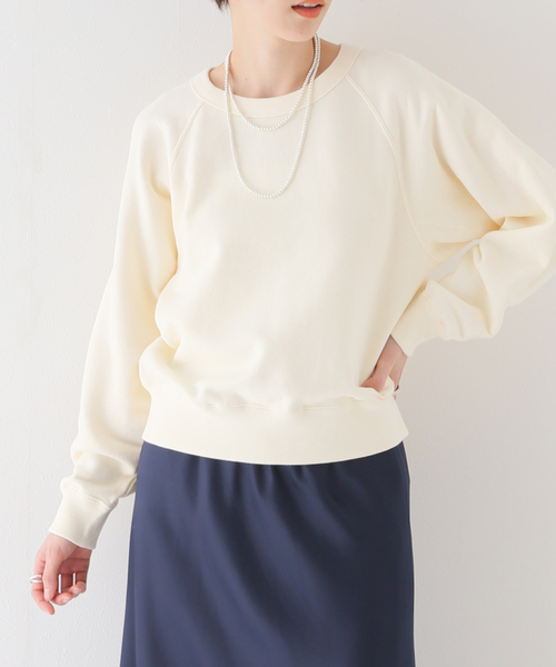 SLOBE裏毛プルオーバーS