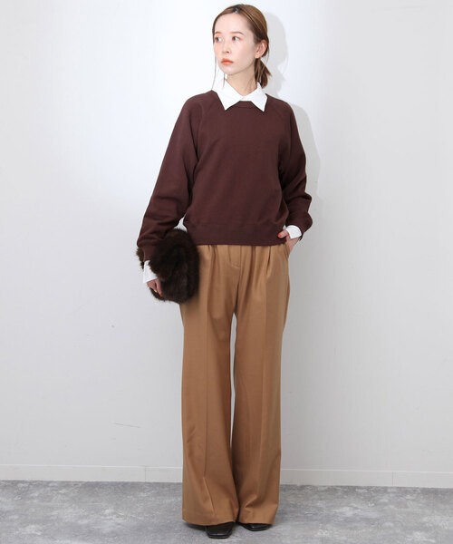 SLOBE裏毛プルオーバーS