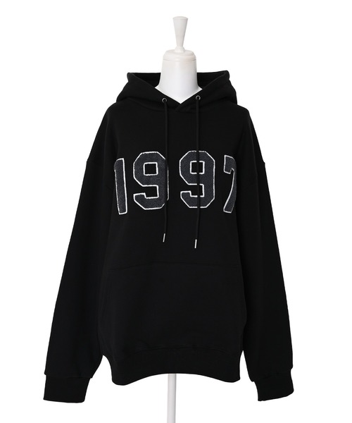 Narcissus（ナルシス）の「【Narcissus】ロゴフードスウェット（パーカー・レディース・ブラック/グレー・FREE）」の4枚目の写真