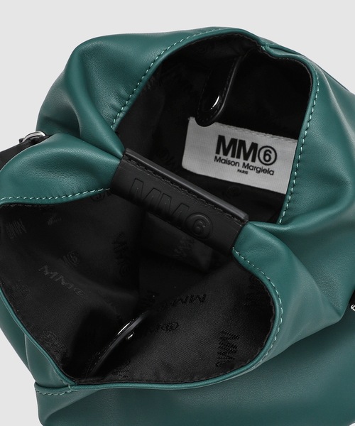 MM6 Maison Margiela（ｴﾑｴﾑｼｯｸｽ ﾒｿﾞﾝ ﾏﾙｼﾞｪﾗ）の「JAPANESE CROSSBODY BAG（ショルダーバッグ・レディース・グリーン/ブラック・ONE SIZE/FREE）」の7枚目の写真