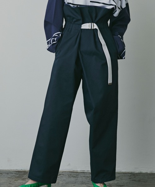 mici(ミチ)の「(mici)フリルウエストパンツ(その他パンツ・レディース・ベージュ/ネイビー・SMALL/MEDIUM)」の20枚目の写真
