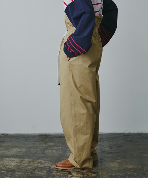 mici(ミチ)の「(mici)フリルウエストパンツ(その他パンツ・レディース・ベージュ/ネイビー・SMALL/MEDIUM)」の9枚目の写真