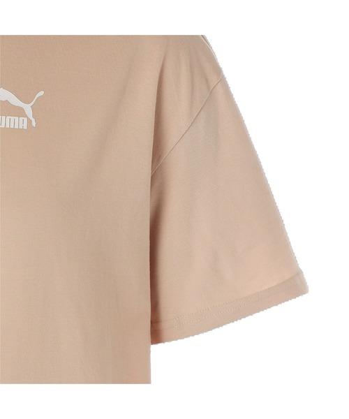 PUMA(プーマ)の「PUMA プーマ ユニセックス CLASSICS オーバーサイズ 半袖 Tシャツ(Tシャツ/カットソー・メンズ・グリーン/ライトベージュ/ホワイト/ブラック/レッド系その他/タン/ホワイト系その他/オレンジ系その他/グレー・X-SMALL/SMALL/LARGE/X-LARGE/MEDIUM)」の12枚目の写真