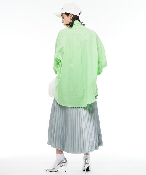 Narcissus（ナルシス）の「【Narcissus】カラーシャツ（シャツ/ブラウス・レディース・イエロー/グリーン・FREE）」の7枚目の写真