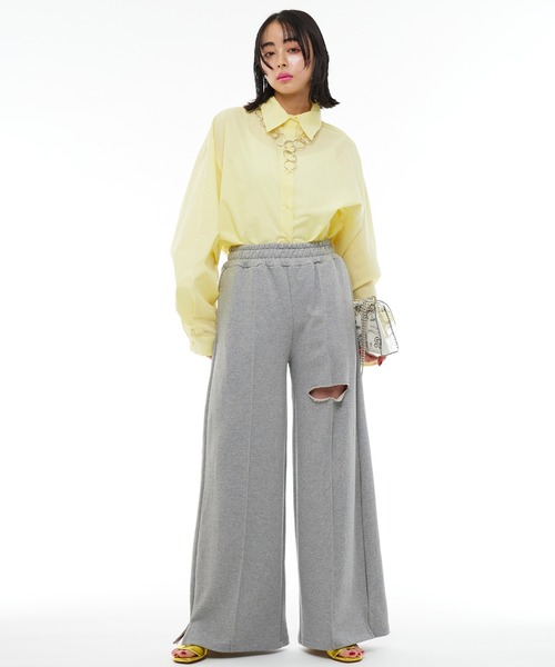 Narcissus（ナルシス）の「【Narcissus】カラーシャツ（シャツ/ブラウス・レディース・イエロー/グリーン・FREE）」の5枚目の写真