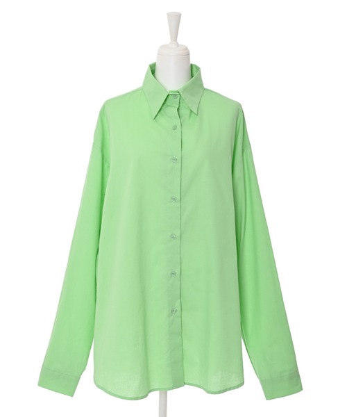 Narcissus（ナルシス）の「【Narcissus】カラーシャツ（シャツ/ブラウス・レディース・イエロー/グリーン・FREE）」の9枚目の写真