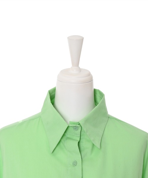 Narcissus（ナルシス）の「【Narcissus】カラーシャツ（シャツ/ブラウス・レディース・イエロー/グリーン・FREE）」の10枚目の写真