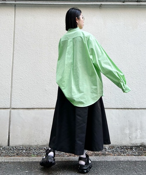 Narcissus（ナルシス）の「【Narcissus】カラーシャツ（シャツ/ブラウス・レディース・イエロー/グリーン・FREE）」の21枚目の写真