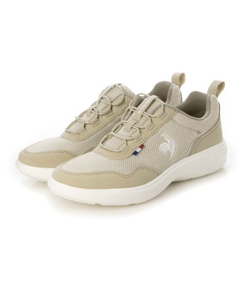 le coq sportif(ルコックスポルティフ)の「スリッポンレースアップスニーカー(LA ローヌ / LA RHONE)(スリッポン・レディース・グレー/ブラック/ベージュ/ホワイト系その他2/ブラック×ブラック・22.5cm/23cm/24.5cm/23.5cm/24cm/25cm)」の1枚目の写真