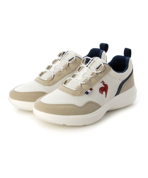 le coq sportif(ルコックスポルティフ)の「スリッポンレースアップスニーカー(LA ローヌ / LA RHONE)(スリッポン・レディース・グレー/ブラック/ベージュ/ホワイト系その他2/ブラック×ブラック・22.5cm/23cm/24.5cm/23.5cm/24cm/25cm)」の2枚目の写真