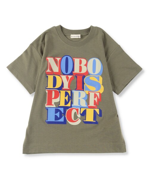 BRANSHES(ブランシェス)の「【bコレ】グラフィック半袖Tシャツ(Tシャツ/カットソー・キッズ・チャコールグレー/ライトグレー/ベージュ/ネイビー/グレー/オレンジ/グリーン/アイボリー/ブルーグレー/カラフル/ブラック/マスタード・90/130/150/120/160/140/100/110)」の6枚目の写真