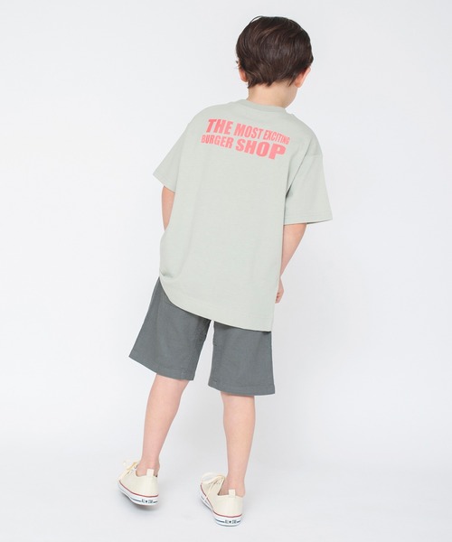 BRANSHES(ブランシェス)の「【bコレ】グラフィック半袖Tシャツ(Tシャツ/カットソー・キッズ・チャコールグレー/ライトグレー/ベージュ/ネイビー/グレー/オレンジ/グリーン/アイボリー/ブルーグレー/カラフル/ブラック/マスタード・90/130/150/120/160/140/100/110)」の18枚目の写真