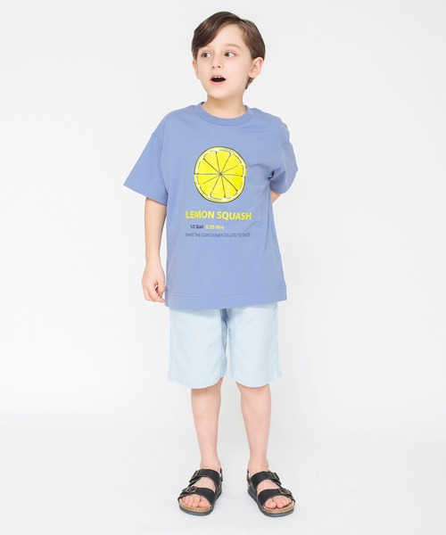 BRANSHES(ブランシェス)の「【bコレ】グラフィック半袖Tシャツ(Tシャツ/カットソー・キッズ・チャコールグレー/ライトグレー/ベージュ/ネイビー/グレー/オレンジ/グリーン/アイボリー/ブルーグレー/カラフル/ブラック/マスタード・90/130/150/120/160/140/100/110)」の19枚目の写真