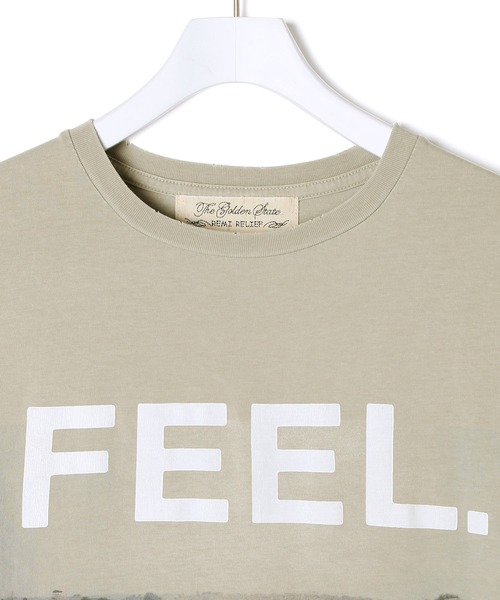 ADAM ET ROPE'（アダムエロペ）の「【REMI RELIEF】SP加工Tシャツ(FEEL)（Tシャツ/カットソー・レディース・ブラック/ベージュ・S）」の10枚目の写真