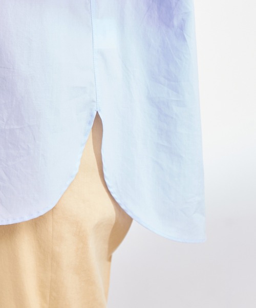 ROPE'（ロペ）の「ギャザースリーブブラウス（シャツ/ブラウス・レディース・ホワイト系その他/サックスブルー/ホワイト・38）」の14枚目の写真