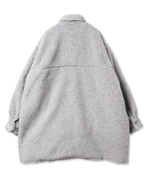 Jieda(ジエダ)の「BOA OVER SHIRT JACKET(ブルゾン・メンズ・ブラック/グレー・2/1)」の5枚目の写真