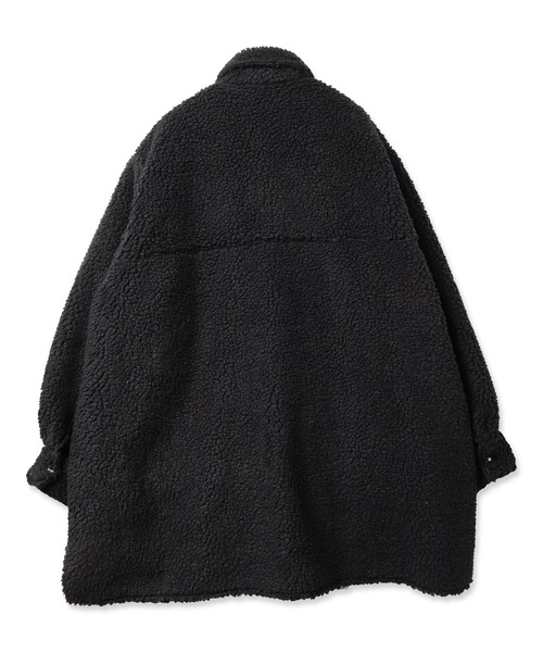 Jieda(ジエダ)の「BOA OVER SHIRT JACKET(ブルゾン・メンズ・ブラック/グレー・2/1)」の6枚目の写真