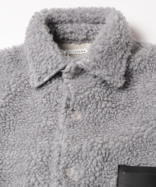 Jieda(ジエダ)の「BOA OVER SHIRT JACKET(ブルゾン・メンズ・ブラック/グレー・2/1)」の7枚目の写真