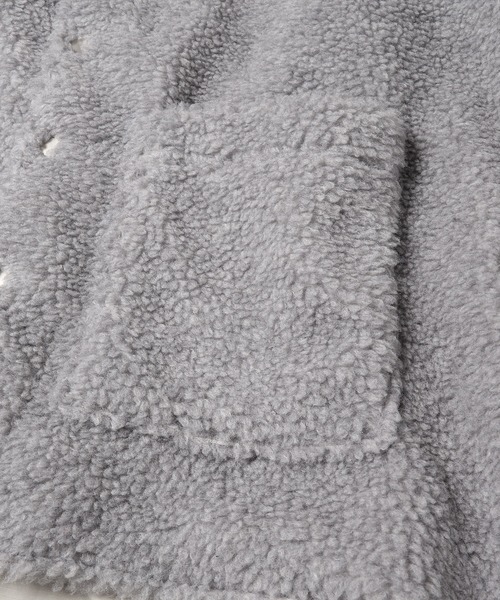 Jieda(ジエダ)の「BOA OVER SHIRT JACKET(ブルゾン・メンズ・ブラック/グレー・2/1)」の9枚目の写真