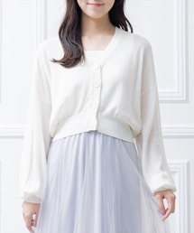 clear | Vネックシアーニットカーディガン ≪2023SS新作≫(カーディガン/ボレロ)