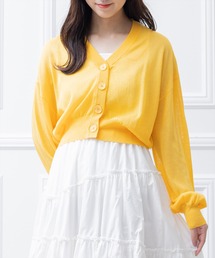 clear | Vネックシアーニットカーディガン ≪2023SS新作≫(カーディガン/ボレロ)