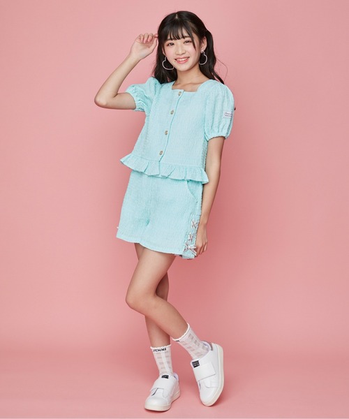 JENNI love（ジェニィラブ）の「シャーリングショートパンツ