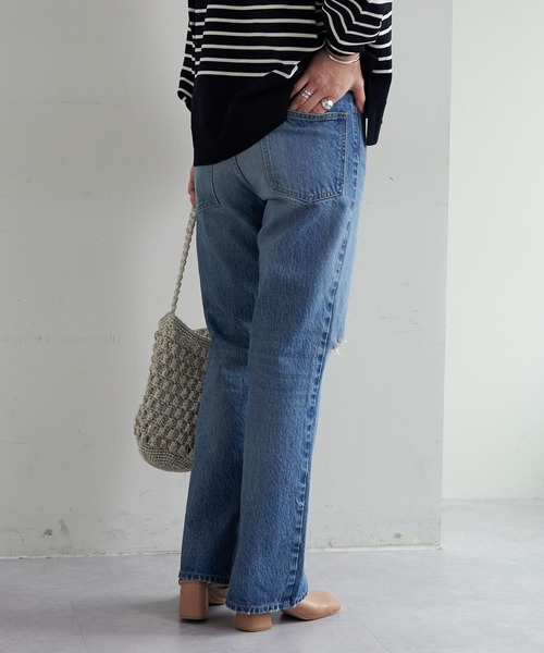 SHENERY（シーナリー）の「ダメージデニムパンツ（デニムパンツ・レディース・ブルー・36/38）」の22枚目の写真