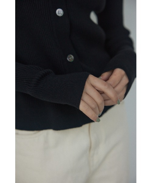 BLACK BY MOUSSY（ブラックバイマウジー）の「sheer cardigan