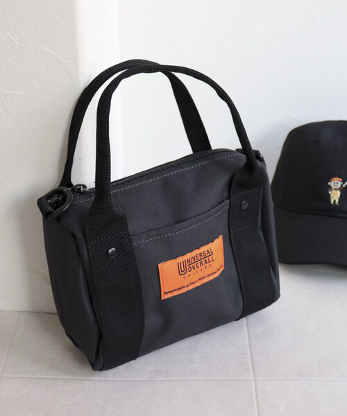 UNIVERSAL OVERALL（ユニバーサルオーバーオール）の「【UNIVERSAL OVERALL/ユニバーサルオーバーオール】ダッフルバッグ（ショルダーバッグ・レディース・ブラック/チャコールグレー/ボルドー・FREE）」の7枚目の写真
