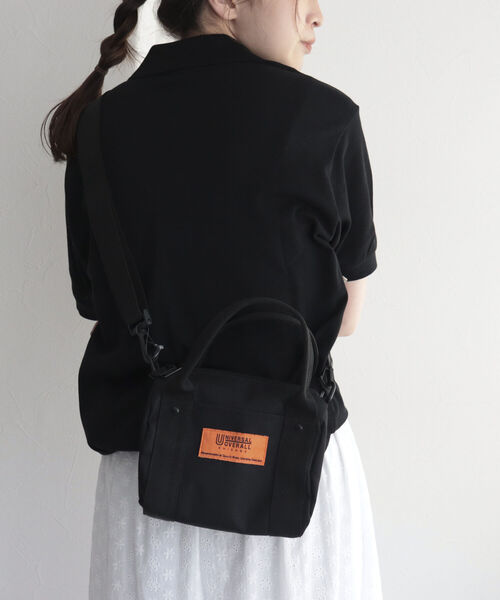 UNIVERSAL OVERALL（ユニバーサルオーバーオール）の「【UNIVERSAL OVERALL/ユニバーサルオーバーオール】ダッフルバッグ（ショルダーバッグ・レディース・ブラック/チャコールグレー/ボルドー・FREE）」の9枚目の写真
