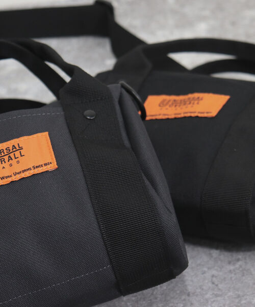 UNIVERSAL OVERALL（ユニバーサルオーバーオール）の「【UNIVERSAL OVERALL/ユニバーサルオーバーオール】ダッフルバッグ（ショルダーバッグ・レディース・ブラック/チャコールグレー/ボルドー・FREE）」の17枚目の写真