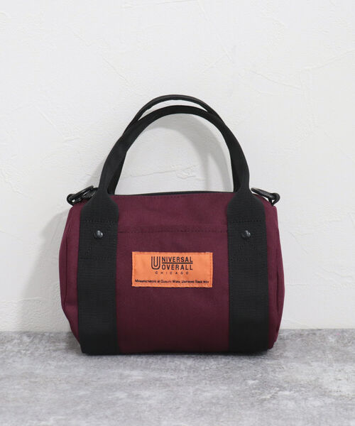 UNIVERSAL OVERALL（ユニバーサルオーバーオール）の「【UNIVERSAL OVERALL/ユニバーサルオーバーオール】ダッフルバッグ（ショルダーバッグ・レディース・ブラック/チャコールグレー/ボルドー・FREE）」の19枚目の写真
