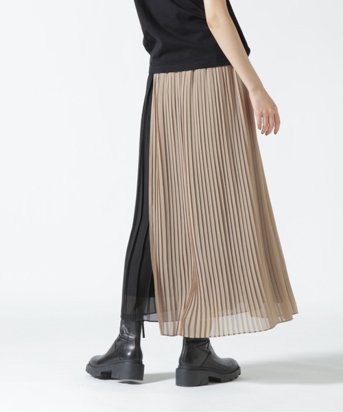 Risley(リズレー)の「Risley/リズレー/ラッププリーツパンツ(その他パンツ・レディース・ブラック/グレー・F)」の5枚目の写真