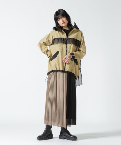 Risley(リズレー)の「Risley/リズレー/ラッププリーツパンツ(その他パンツ・レディース・ブラック/グレー・F)」の6枚目の写真