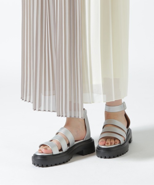 Risley(リズレー)の「Risley/リズレー/ラッププリーツパンツ(その他パンツ・レディース・ブラック/グレー・F)」の12枚目の写真