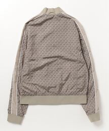 【極美品】マイケルコース ストライプ ボンバージャケット 総柄 M ブラウン 極美品】マイケルコース ストライプ ボンバージャケット 総柄 M
