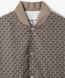 【極美品】マイケルコース ストライプ ボンバージャケット 総柄 M ブラウン 73865985b_b_05_215.jpg
