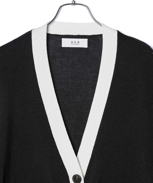 ADAM ET ROPE'(アダムエロペ)の「【WEB限定(一部店舗展開あり)】シングルボタンカーディガン(カーディガン/ボレロ・レディース・ホワイト/ブラック/ブラック系その他・FREE)」の13枚目の写真
