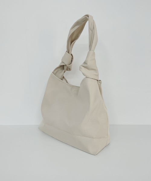 セール】【A4サイズ収納可能】 結び目 ワンショルダーバッグ