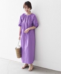 ✳️人気新作 新品SelfPortrait 紫ロングワンピース MEDE19F ミュルーズモダン〈「ミュルーズ染織美術館」アーカイブ