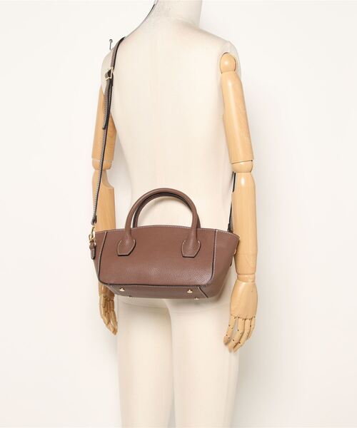 MARCO BIANCHINI(マルコビアンチーニ)の「マルコビアンキーニヨコハンドBAG(トートバッグ・レディース・グリーン/ブラウン/サックスブルー・FREE)」の7枚目の写真