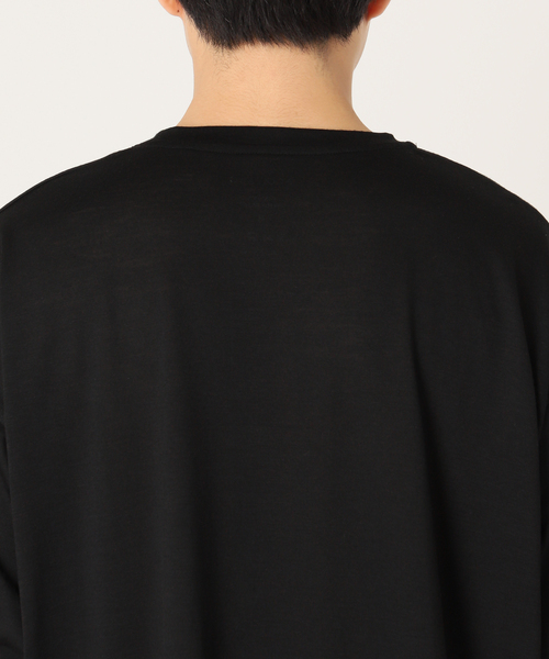 417 EDIFICE（フォーワンセブンエディフィス）の「【WOOLLABO / ウールラボ】別注  ハイブリッドメリノウールラウンドTシャツ（Tシャツ/カットソー・メンズ・チャコールグレー/ブラック・MEDIUM/LARGE/X-LARGE）」の17枚目の写真